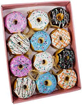 Kurt Adler Donut Ornaments (Set of 12), 2.75-Inch, Christmas