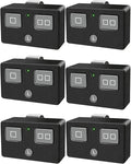 AXP1 AXS1 AXR1 Gate Opener Remote Transmitter, 5-Button, 3-Button Remote Transmitter for Automatic Gate Openers, Partymode, for Gh ost Opener Systems (Black, AXS1 6PCS)
