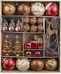 Valery Madelyn 60ct Christmas Tree Decorations Ball Ornaments Set