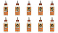 Gorilla Wood Glue, 8 oz., Water Resistant PVA Wood Glue for Indoor & Outdoor Projects, Fast Clamp, Natural Color, Paintable & Sandable (Pack of 12)
