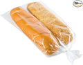 Restaurantware Bag Tek 24 Inch x 13 Inch Bread Bags 250 With Wicket Dispenser Bread Loaf Bags - Micro Perforated Freezer Safe Clear Plastic Baguette Bags Disposable