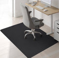 Sycoodeal Chair Mat, 40" x 48" Office Chair Mat for Hardwood and Tile Floor, Heavy Duty Floor Protector for Rolling Chairs, Non-Slip,Computer Mat for Home Office(Black)