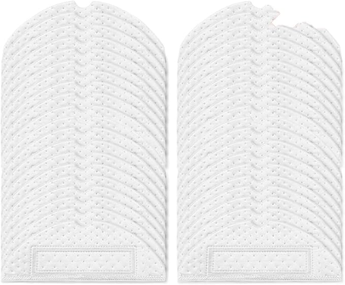 Disposable Mop Cloths Rag ，Compatible For Xiaomi，Compatible For Roborock，S7 S70 S75 S7Max S7MaxV T7S G10 T8 Plus Robot Vacuum Cleaner Accessories Parts Kit(SET4)