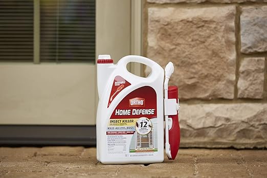 Ortho Home Defense Insect Killer for Indoor and Perimeter2 with Comfort Wand - Ready-To-Use Bug Spray, Kills Ants, Cockroaches & Spiders, 1.1 gal. (2-pack)