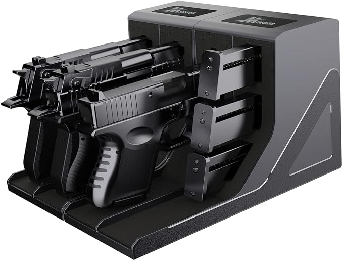 Pistol Rack Handgun Holder, Foam Protective Pistol Gun Magazine Stand Storage, Gun Safe Organizer Accessories