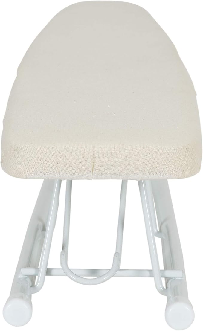 Household Essentials Basic Sleeve Mini Ironing Board | Natural Cover and White Finish | 4.5" x 20" Ironing Surface
