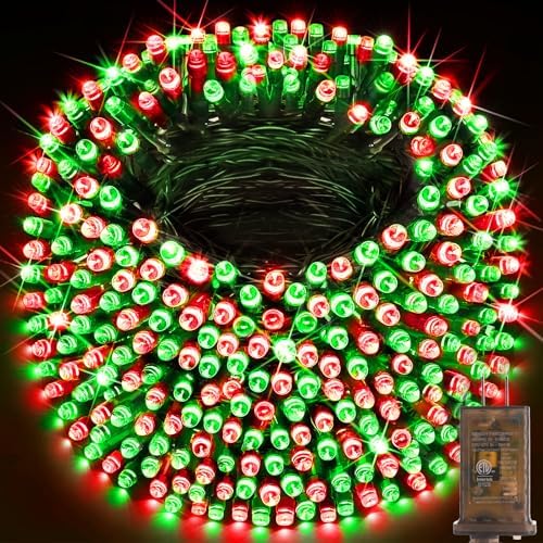 KNONEW 403ft 1000 LED Christmas Lights Outdoor String Light for Tree Decor
