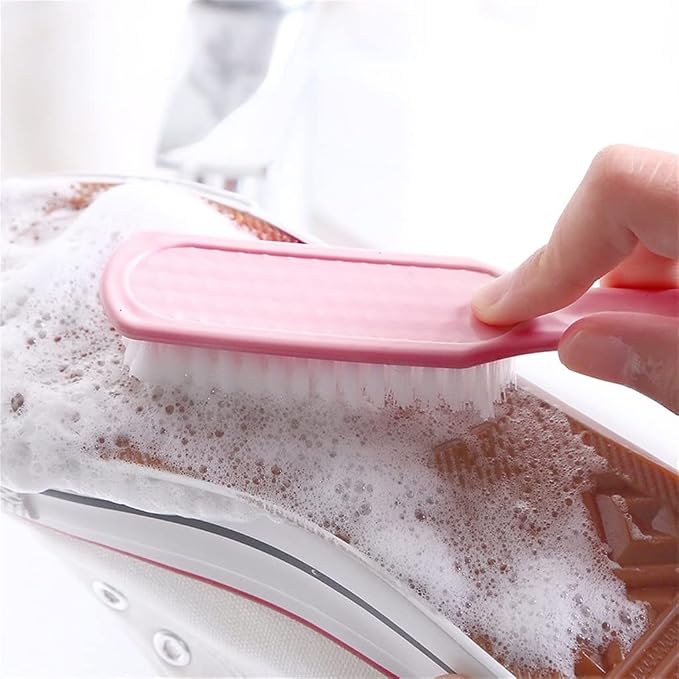Plain Plastic Brush Tool Laundry Shoe Cleaning Soft Hair Washing Clothing Brushing(Blue)