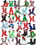 Vabean 60/120 /200 Pairs Christmas Socks Bulk for Adults