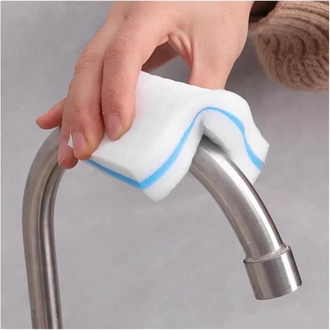 Cleaning Cloth Kitchen And Dishwashing Tools White Shoe Sponge Block Brush(20PCS)