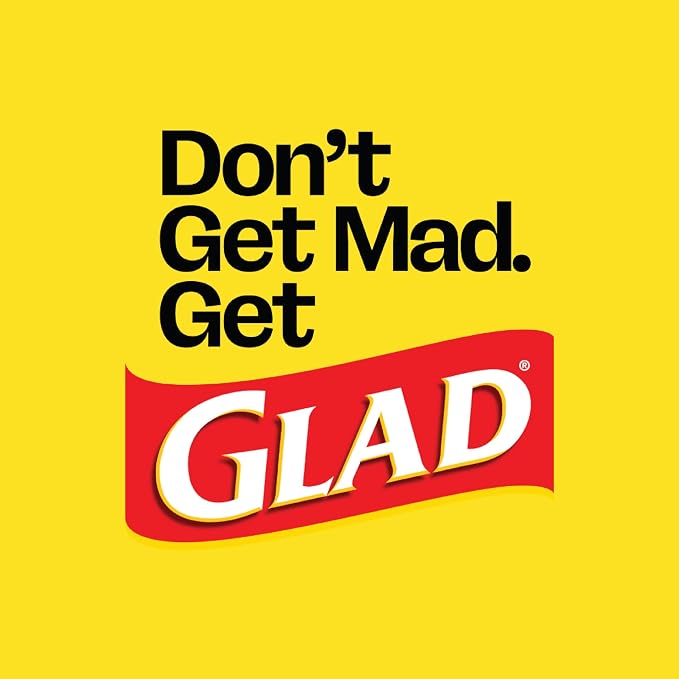 Glad Flex'N Seal Food Storage Plastic Bags, Quart, 38 count, Pack of 4 (Package May Vary)