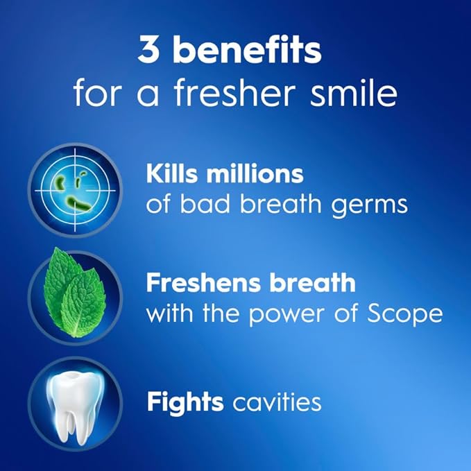 Crest Complete Whitening Plus Scope Multi-benefit Fluoride Toothpaste, Minty Fresh, 0.85 Ounce (pack Of 36)