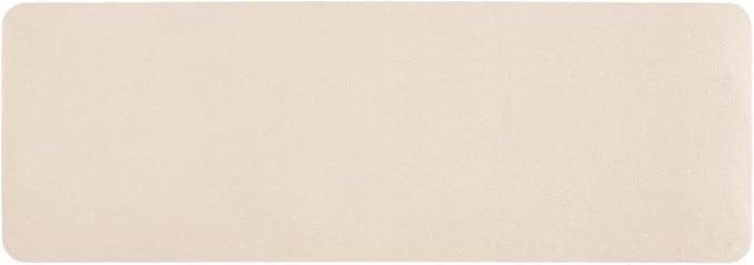 TYUU Bathroom Mat Quick Dry, Bathroom Rugs Non Slip Washable Thin Absorbent Bath Mat Fits Under Door Bathroom Floor Mat Perfect for Bath, Shower, or Sink 24"x70" Beige
