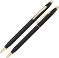 Cross Classic Century Classic Black Pen & Pencil Set - Writing Instrument Set for Effortless Writing & Everyday Notes - Ballpoint Pen & Mechanical Pencil - Slim Profile & Balanced Design - Gift-Ready