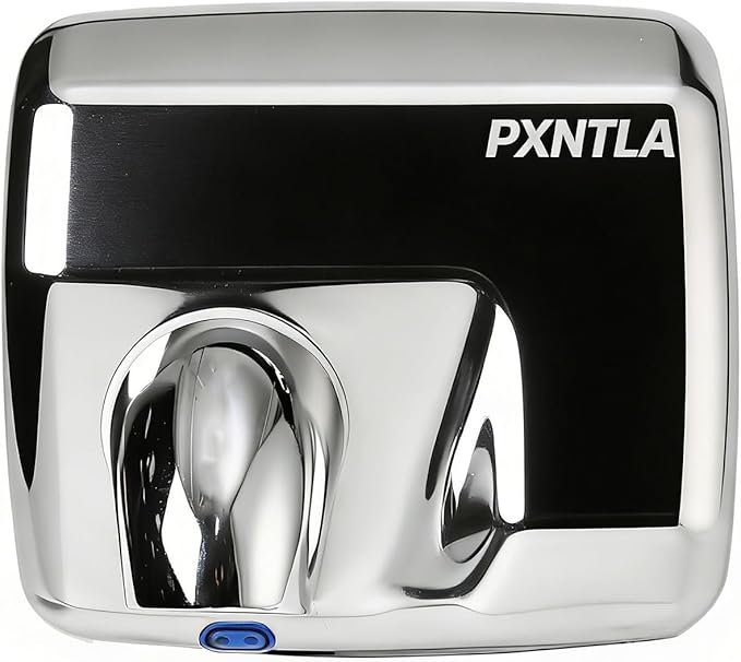 Stainless Steel Hand Dryer, 16 Seconds Fast Dry Hands, 100-130V, 180° Rotatable Air Nozzle, Hand Dryer for Home Bathroom, IPX1 Waterproof & 60s Overheat Protection
