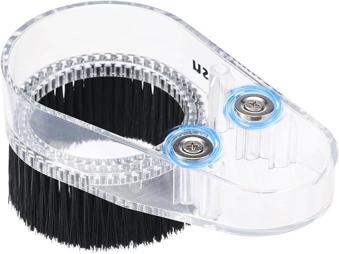 Genmitsu 65mm & 69mm CNC Dust Shoe + CNC Dust Shoe Replacement Base Bottom Cover with 32mm Long Nylon Brush