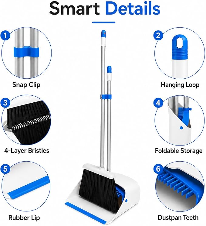 Broom Set, Blue