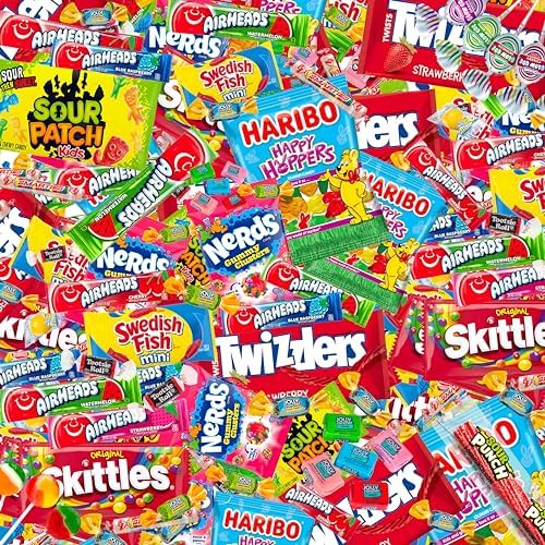 Bulk Candy Variety Pack - 8 lb Candy - Bulk Individually Wrapped - Candies - Trick Or Treat Candies - Piñata Filler Stuffers - Pinata Stuffers - Party Favors - July 4th (Pack of 2)
