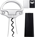 Ah So Wine Opener Two Part Stainless Steel Vintage Corkscrew Cork for Easy Remover Two Prong Cork Puller for Delicate Old Corks
