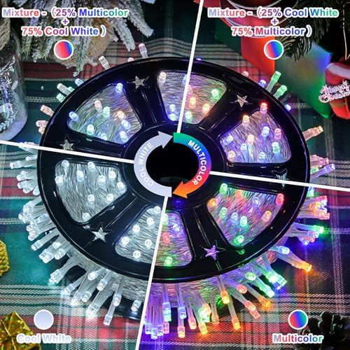 JMEXSUSS Christmas Lights, 600 LED 168FT Color Changing String Lights