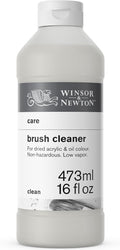 Winsor & Newton Brush Cleaner & Restorer, 16.0-oz Bottle