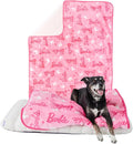 Barbie Waterproof Dog Bed Cover, Large 40x50 Pet Blanket for Furniture Bed Couch Sofa, (Officially Licensed) by Franco