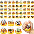 Meooeck 50 Pcs Halloween Party Favors Mini Candy Corn Stress Relief Toys