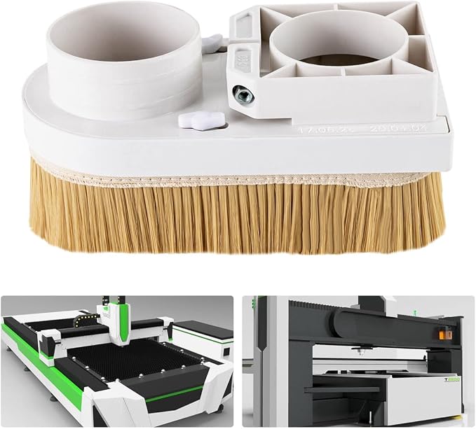 Upgrade Version CNC Spindle Dust Shoe Cover Cleaner Router Dust Collector Vacuum Brush for Vacuum Cleaner 100mm Engraving Milling Machine Tools