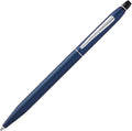 Cross Click Ballpoint Pen, Metallic Navy Blue | High-End Writing Tool for Versatile Use - Smooth Writing & Journaling -Long-Lasting - Black Ink - Includes Gift Box