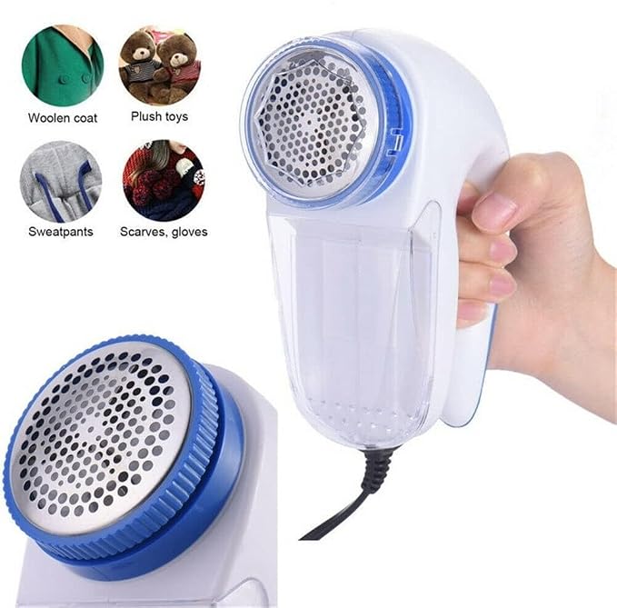 Electric Fabric Shaver & Lint Remover – Portable Sweater Defuzzer & Fuzz Ball Remover for Clothes, Blankets, Curtains, Couches & Upholstery | Instantly Restores Fabrics to a Like-New Look