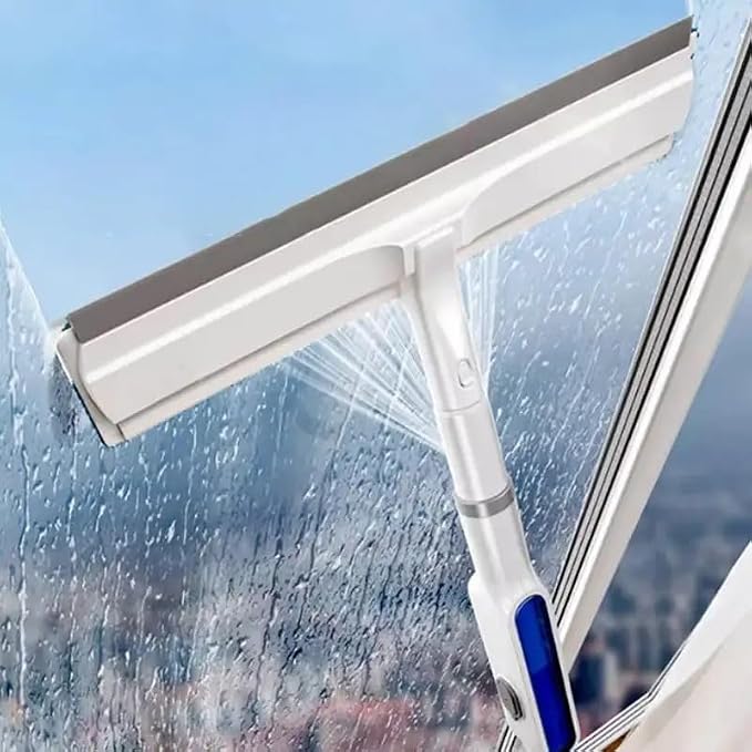 Squeegee for Window Cleaning,Squeegee for Window Cleaning with Spray, New Double-Sided Spray Expansion Window Cleaner, Spray Window Cleaning Brooms, Detachable Assembly Glass Cleaning Mop, 3
