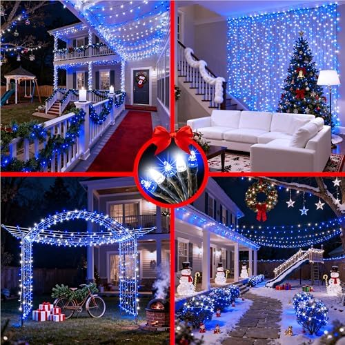 750 LED 240FT Christmas String Lights Outdoor, 12 Pro Modes, Timer, Memory