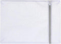 1-10PCS White Durable Honeycomb Mesh Laundry Bags For Delicates Net Fabric Durable And Reusable Delicate Wash Bag(40X50cm,10Pcs)