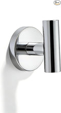 Wall Mounted Bathroom Towel Hooks for Hanging Clothes,Hat,3 Pack Polished Chrome Coat Hook Robe Hooks.Suitable for Hotels and bathrooms.