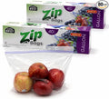 1 Gallon Storage Zip Bags - 80 Count | Large Resealable Freezer & Food Storage Bags | Leak-Resistant BPA-Free Durable Zip Seal for Meal Prep, Bulk Food & Kitchen Organization | DURRA BEST