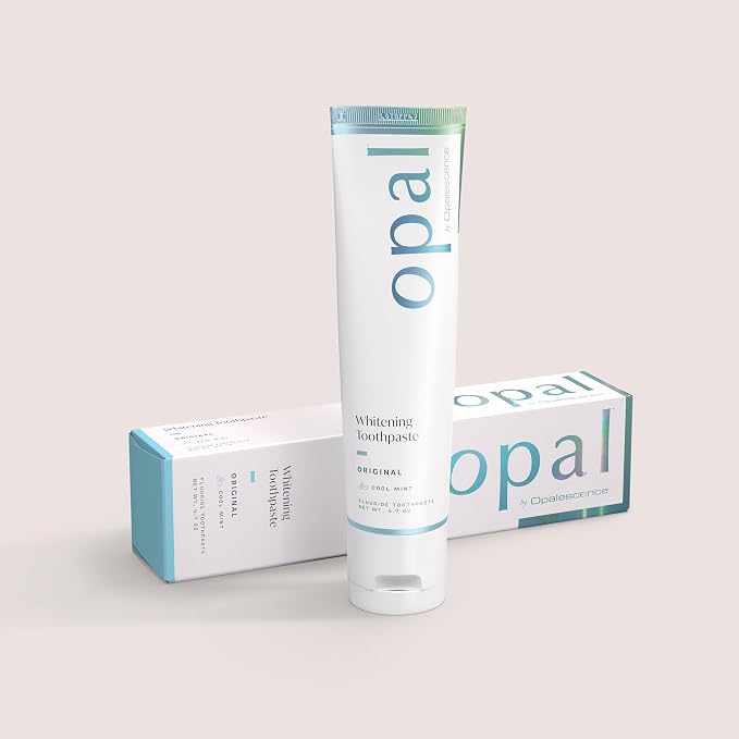 Opalescence Opal Whitening Toothpaste 4.7oz - Mint - 3 Pack - 5760-3 | Original Formula Oral Care Whitening Toothpaste With Fluoride for Daily Use, Surface Stain Removal and Enamel Strength