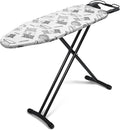 Duwee 12"x36" Ironing Board with Heat Resistant Cover and Thicken Felt Pad, Heavy Sturdy Legs