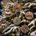 6PCS Christmas Ornaments DIY Pearl Diamond Art Kits for Adult Holiday