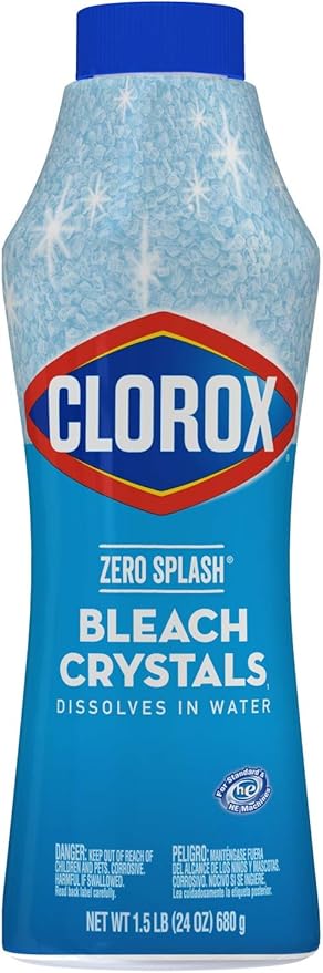 Clorox Zero Splash Bleach Crystals 24 oz