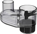 CNC Router Dust Shoe with Brush and Dual Ports, 5.1 in / 13 cm, 52 mm Spindle Dust Collector for CNC Cutting and Engraving Machine, Removable for Easy Cleaning