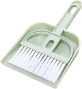 Broom and Scoop Set Dustpan Dust Brooms Sets Combination Cleaning Pet Hair Home Products Garbage Collector(Green)