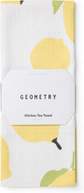 GEOMETRY Kitchen Tea Towels - Quick Dry Microfiber Dish Towels for Kitchen Sunny Lemons, 18" x 30" 1 Pack
