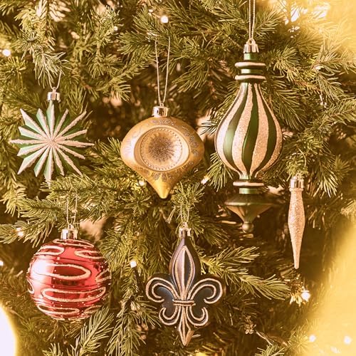 Valery Madelyn 60ct Christmas Tree Decorations Ball Ornaments Set