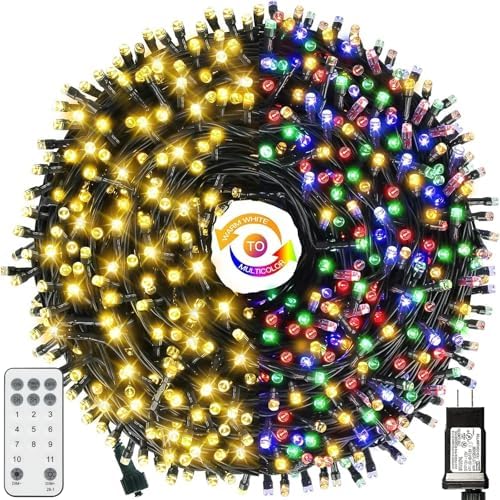 MZD8391 105FT 300LED Color Changing Christmas Light, Christmas Tree Lights