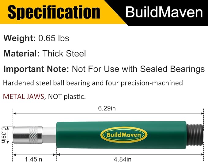 Grease Fitting Cleaning Tool -Grease Zerk Cleaner, Zerk Fitting Cleaning Tool, Remove Old Dried Grease from Fittings, Pins, Shafts, Bushings, and Joints (Green)