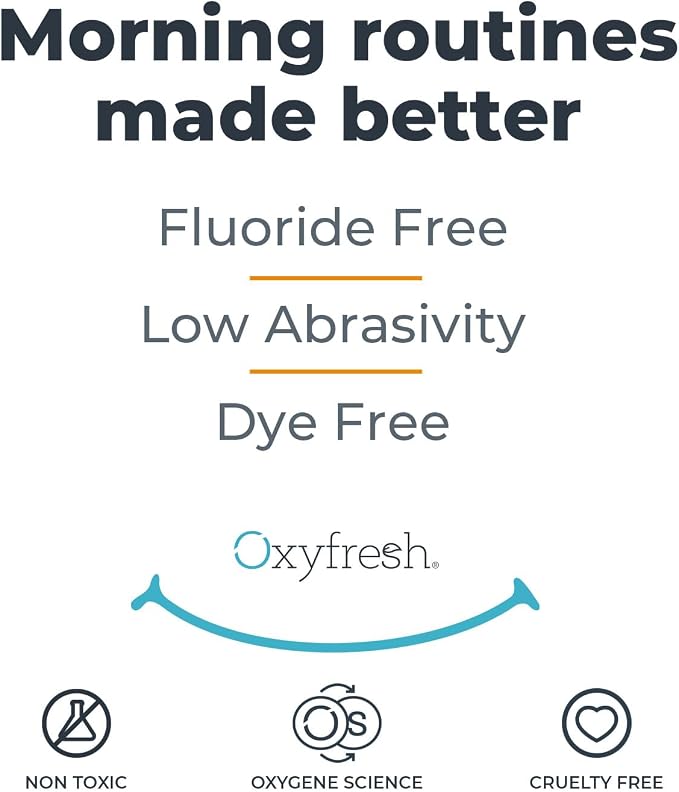 Oxyfresh Pro Formula Fresh Mint Toothpaste – Gentle Low Abrasion - Cosmetic Fluoride Free Formula - Great for Sensitive Teeth and Gums with Natural Essential Oils. 5.5 oz. (Pack of 2)