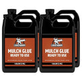 Liquid Rubber Pre-Mixed Mulch Glue for Landscaping, Gardens, 5 Gallon | Ready to Use - Bonds Pine Straw, Cypress, Pea Gravel, Stone, Bark Nuggets & Rubber Mulch - Locks in Place, Prevents Erosion