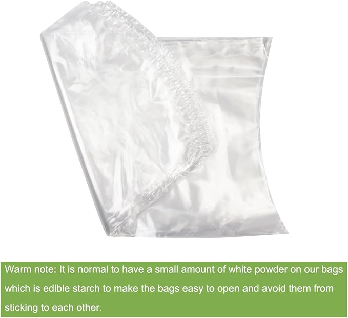 Poultry Shrink Bags,100 Pcs 13x18 Chicken Bags Heat Shrink Poultry Bag for Freezer