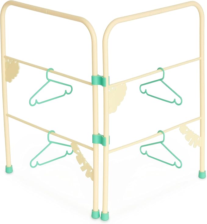 Casdon Ironing Set | Toy Ironing Board and Iron for Children Aged 3+ | Folding Clothes Airer and Hangers Included!