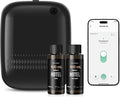 Smart Waterless Essential Oil Diffuser (400 mL Capacity) Hotel Scent Starter Kit with 200mL Fragrance Oil, Up to 2000 sq ft App Control Scent Air Machine with 12V1A Power Adapter, ANW Kit Black